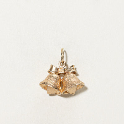 10K Yellow Gold Wedding Bells Charm