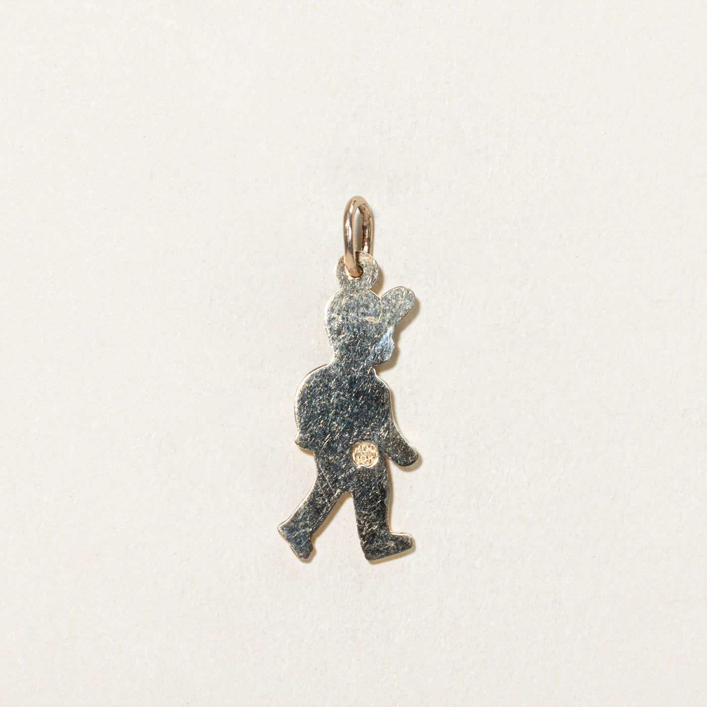 10K Yellow Gold Walking Boy Charm