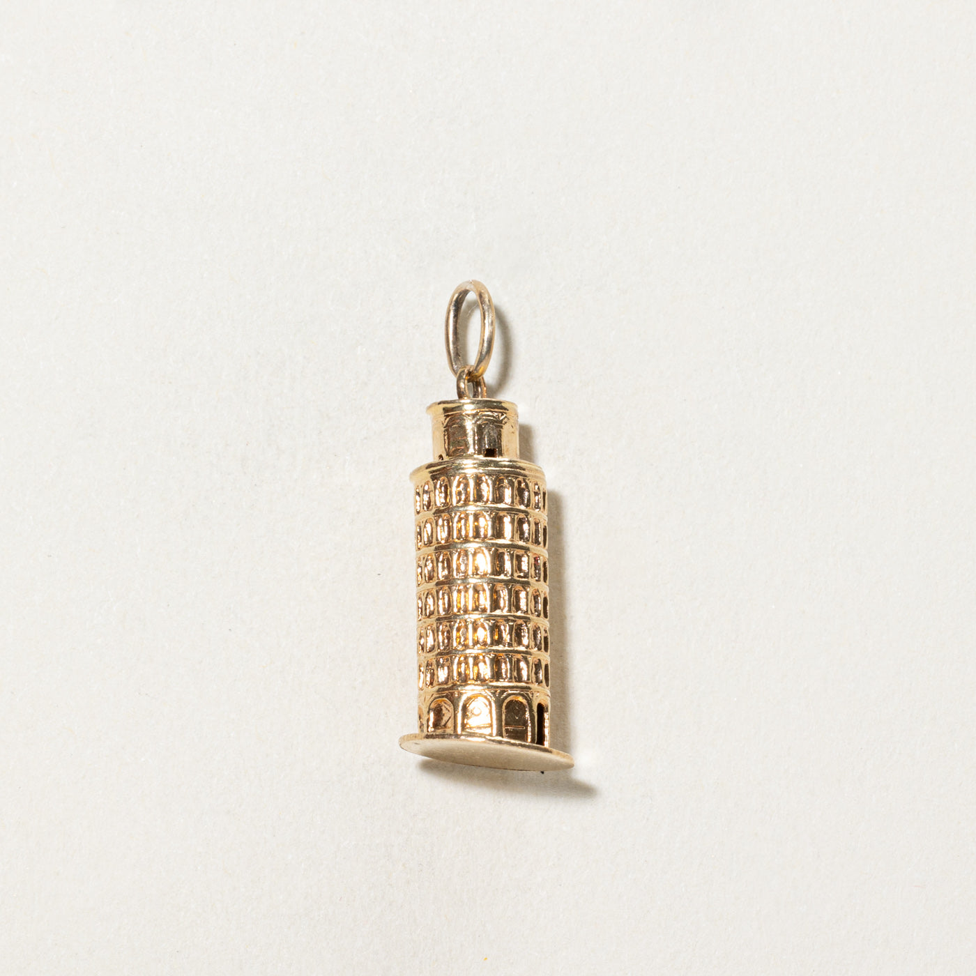 18K Leaning Tower of Pisa Charm