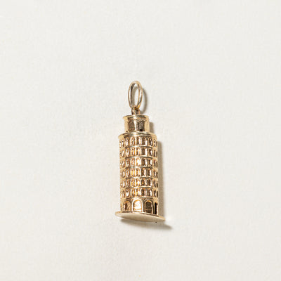 18K Leaning Tower of Pisa Charm