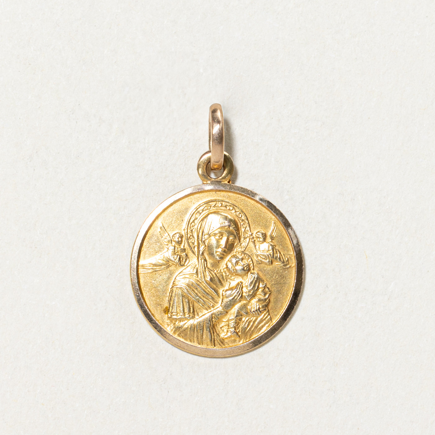 Vintage Italian Our Lady of Perpetual Help Pendant