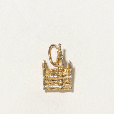 18K Yellow Gold Brussels Grand Place Charm