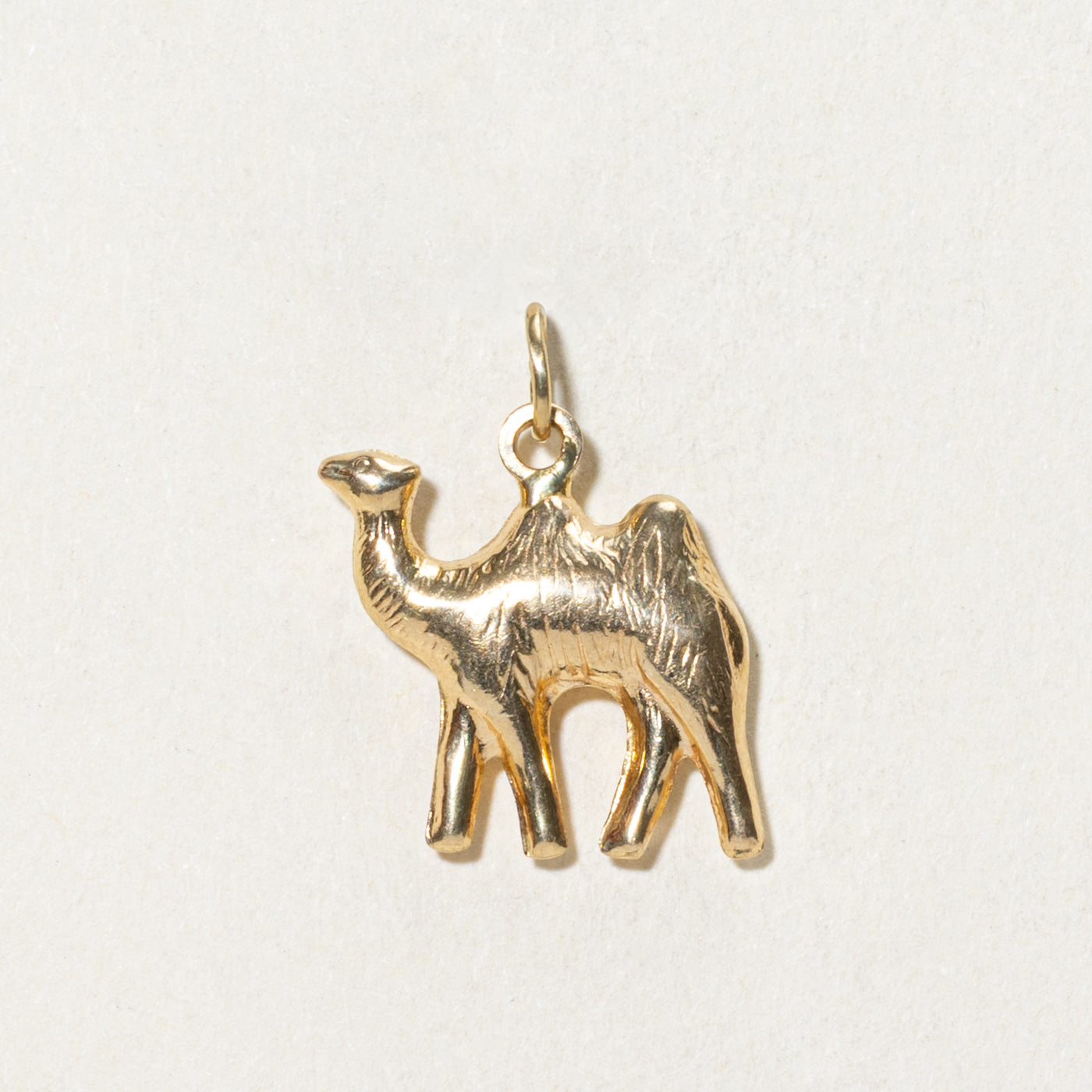 18K Yellow Gold Camel Charm