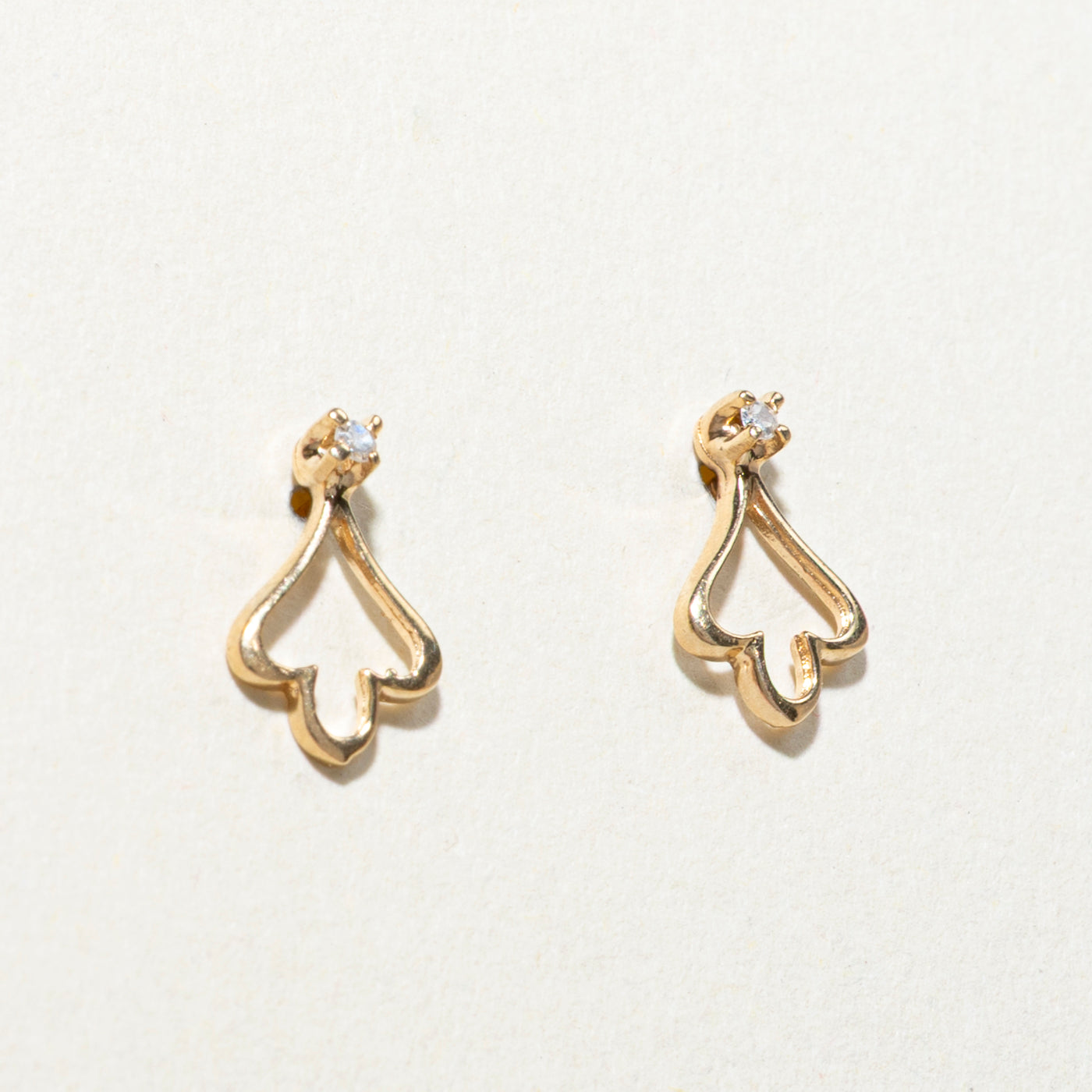14K Diamond Stud Earrings | 0.02ct