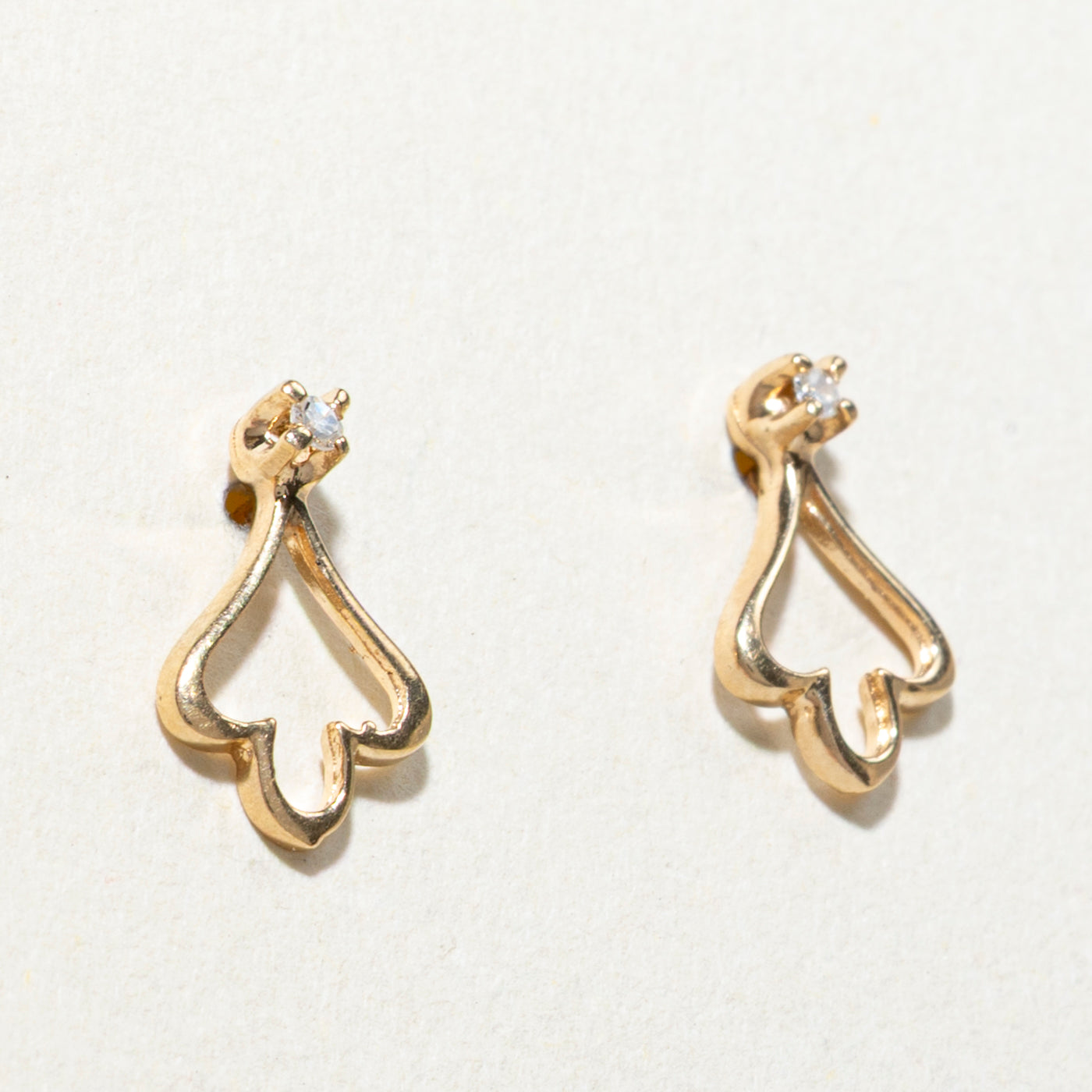 14K Diamond Stud Earrings | 0.02ct