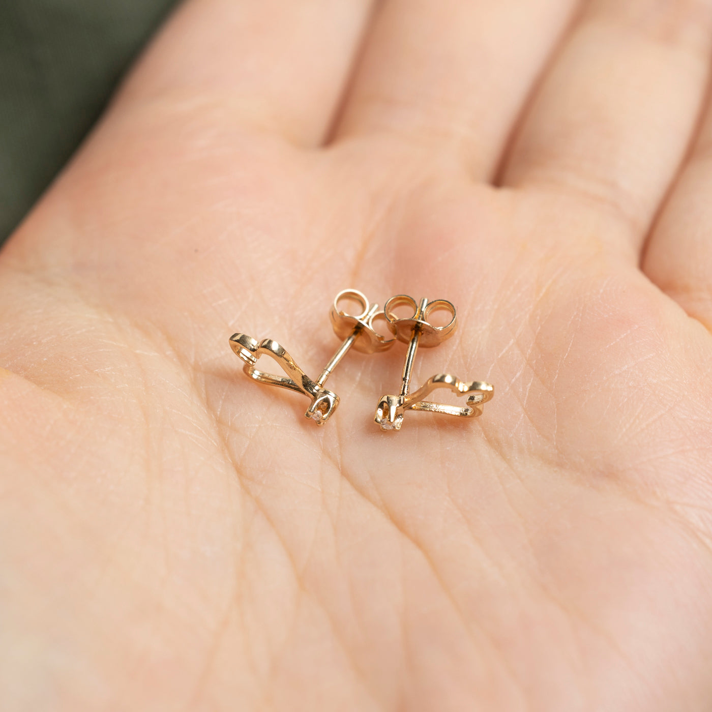 14K Diamond Stud Earrings | 0.02ct