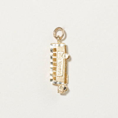 10k Yellow Gold School Bus Charm