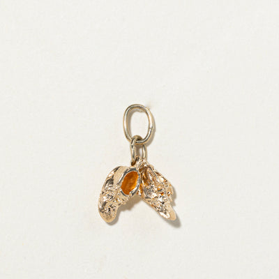 10k Yellow Gold Baby Shoes Charm