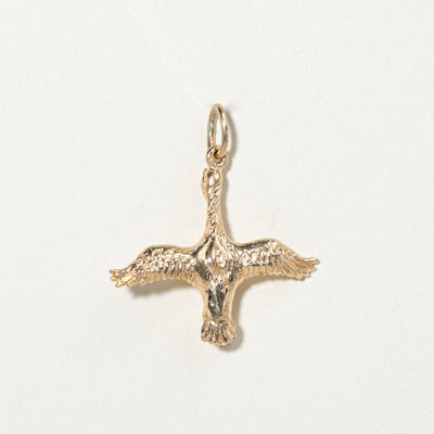 10k Yellow Gold Goose Charm