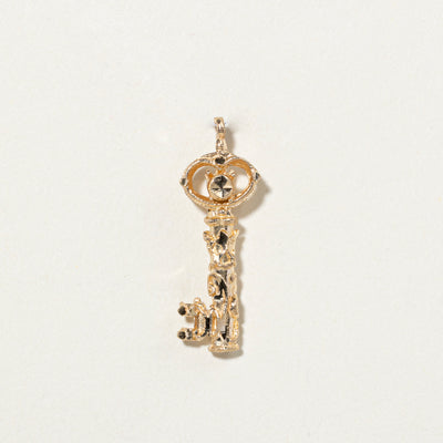 10k Yellow Gold Key Charm