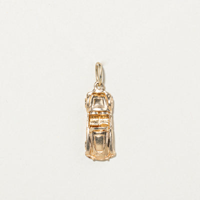 10k Yellow Gold Car Charm