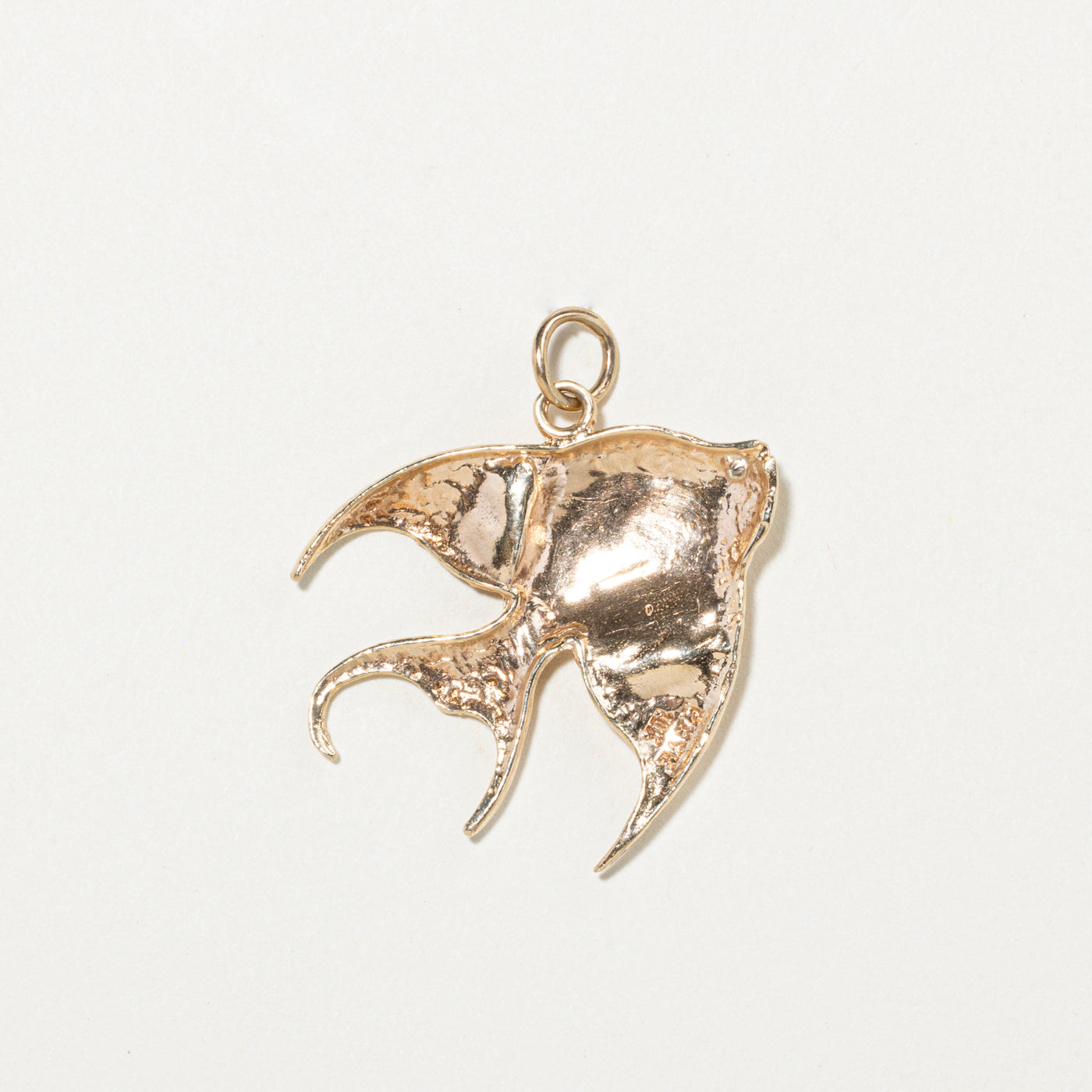 10k Yellow Gold Angel Fish Charm