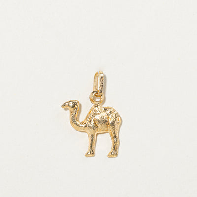 18k Yellow Gold Camel Charm