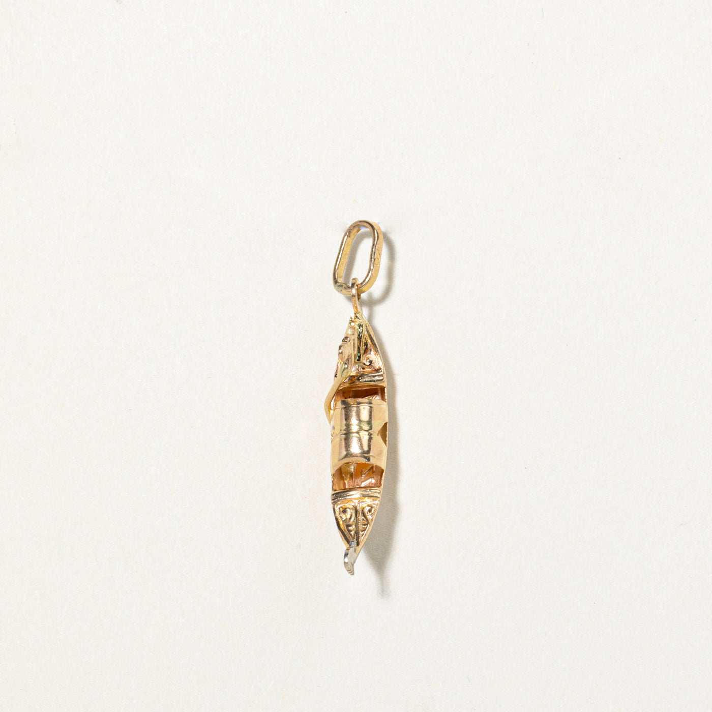 18k Yellow Gold Venice Gondola Charm