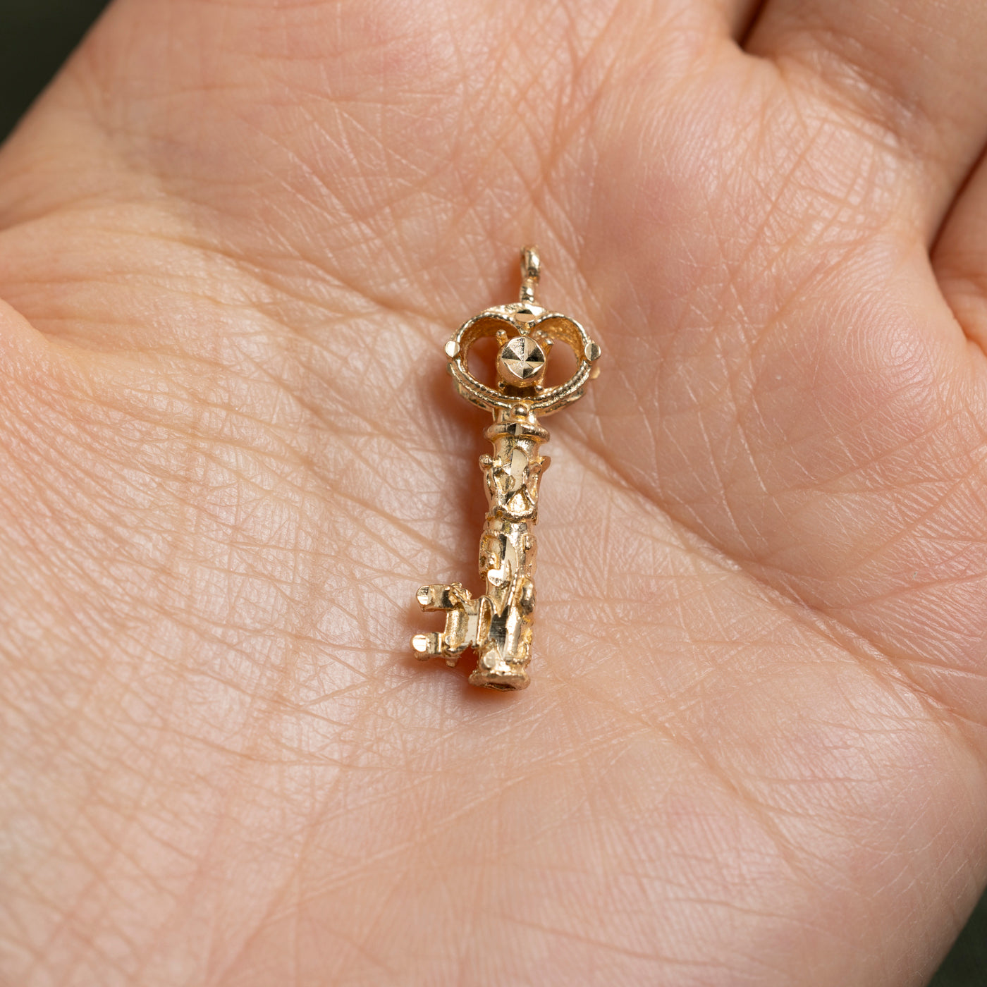 10k Yellow Gold Key Charm