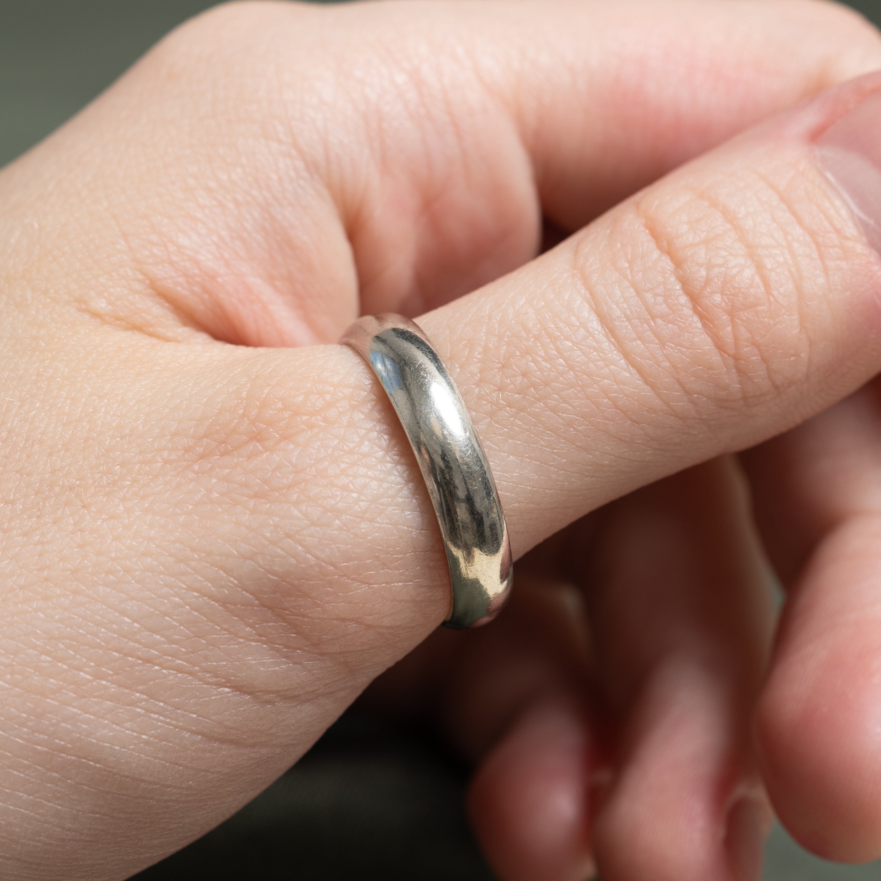 'Birks' 14k White Gold Band | 4.75mm | SZ 11.5