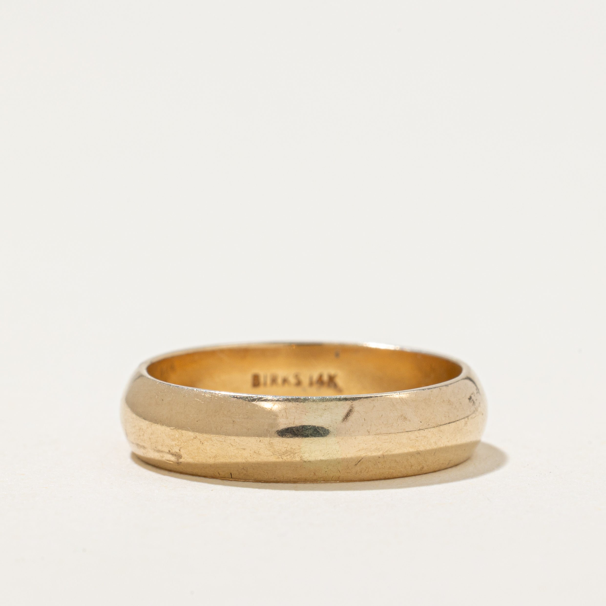 'Birks' 14k Yellow Gold Band | 4.75mm | SZ 7