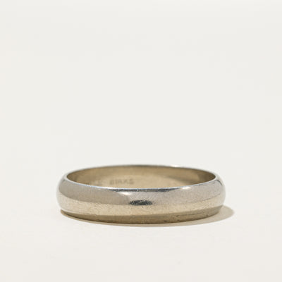 'Birks' 14k White Gold Band | 4.75mm | SZ 11.5
