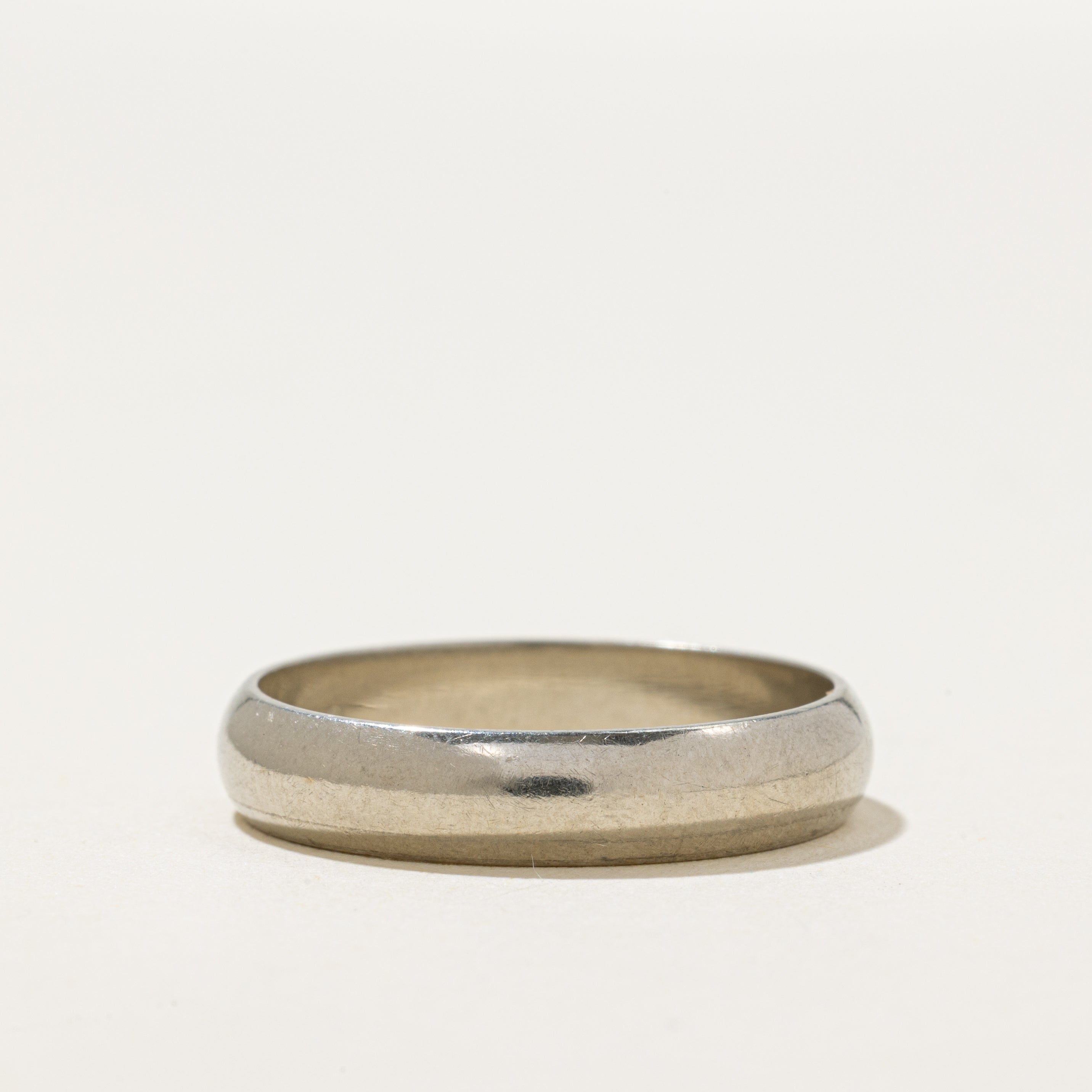 'Birks' 14k White Gold Band | 4.75mm | SZ 11.5