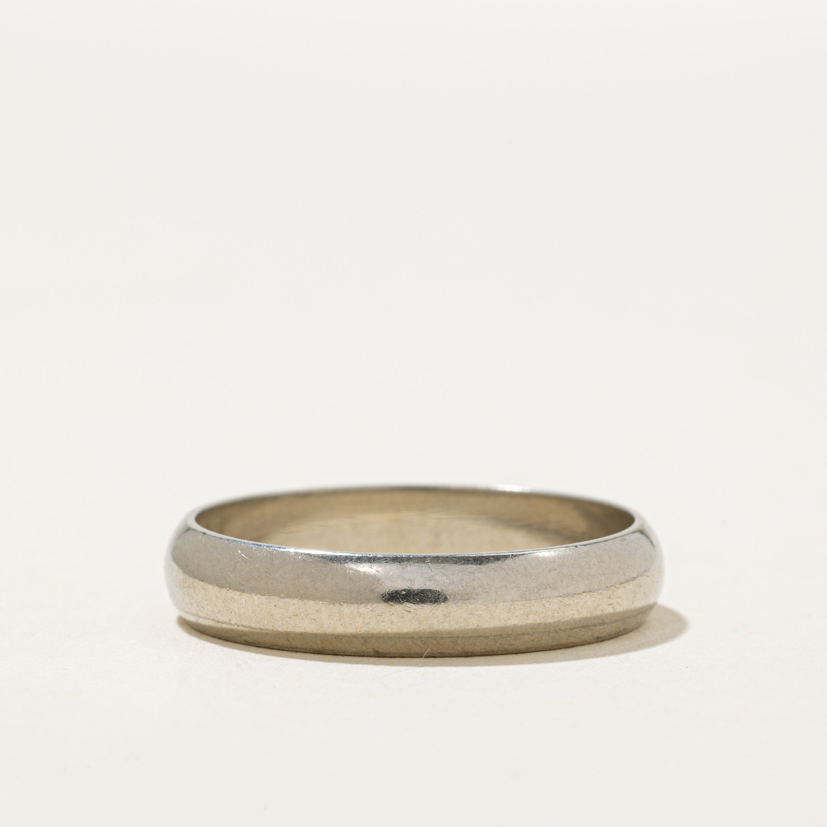 'Birks' 14k White Gold Band | 4.75mm | SZ 11.5