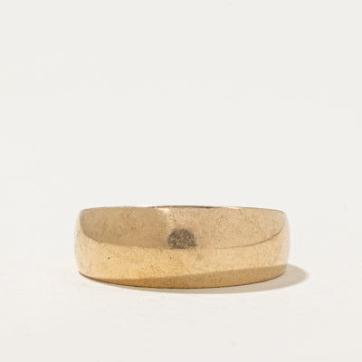 'Birks' 14k Yellow Gold Plain Dome Ring | SZ 5.5