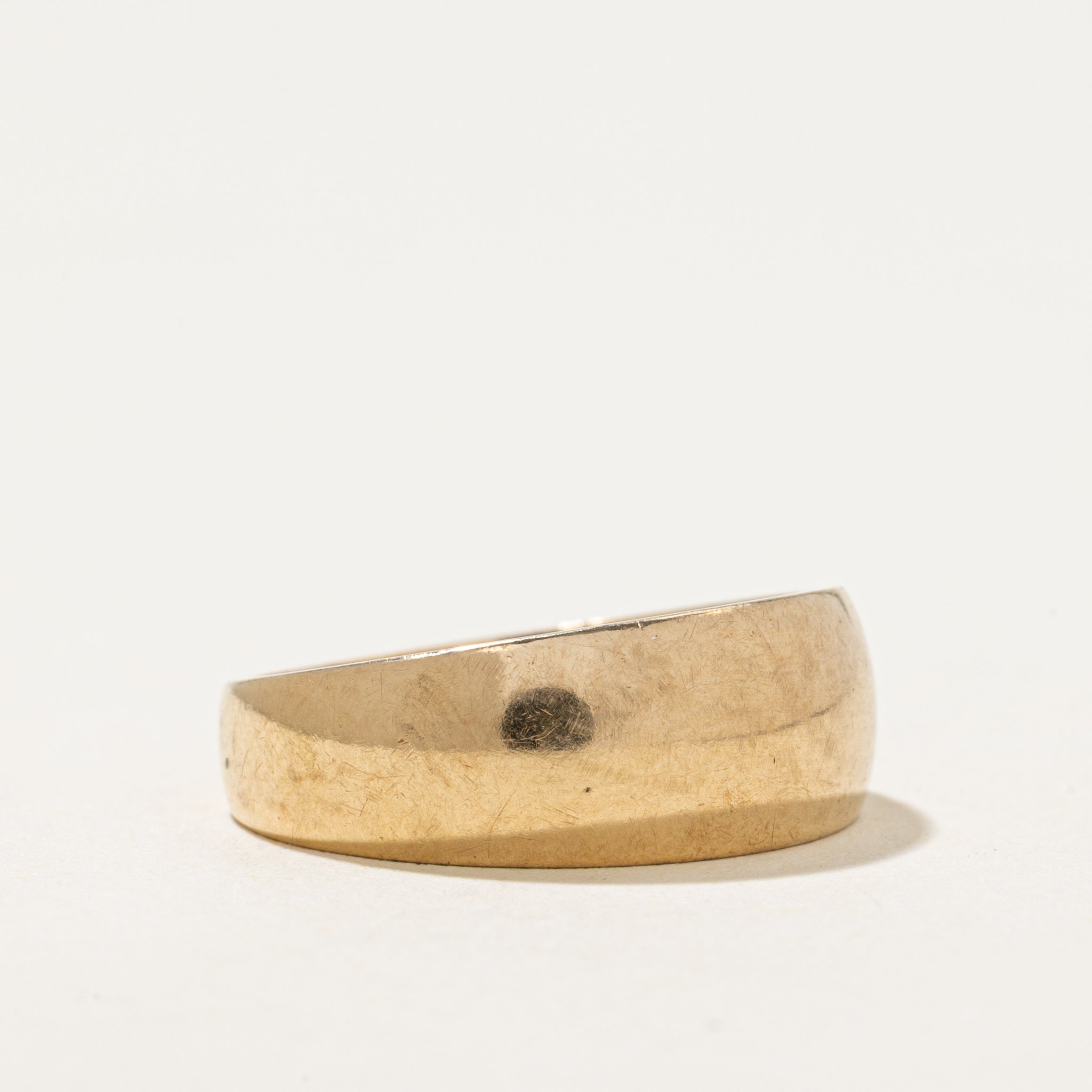 'Birks' 14k Yellow Gold Plain Dome Ring | SZ 5.5