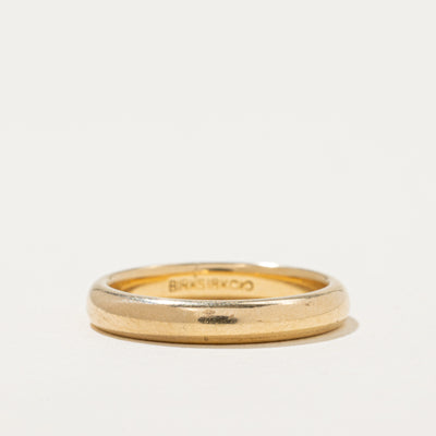 'Birks' 18k Yellow Gold Thin Band | 3mm | SZ 5.25