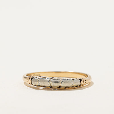 'Birks' 14k Two Tone Gold Ring | SZ 6.5