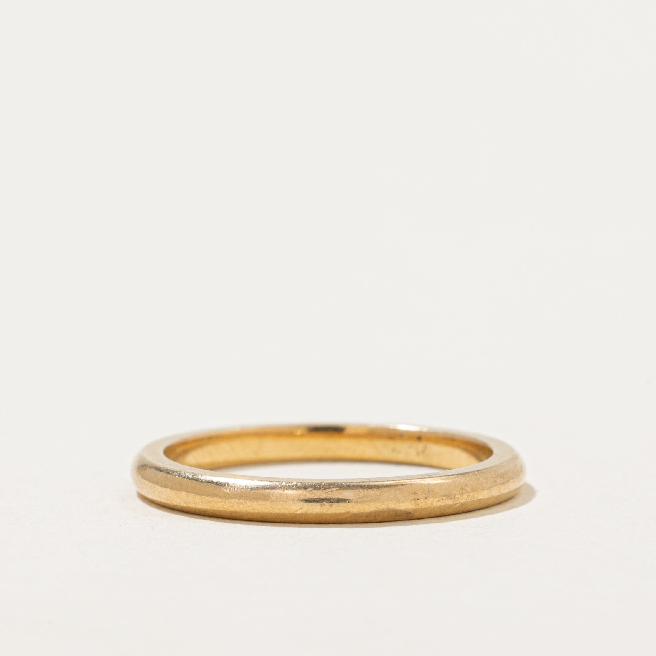 'Birks' 18k Yellow Gold Thin Band | 1.8mm | SZ 4.25