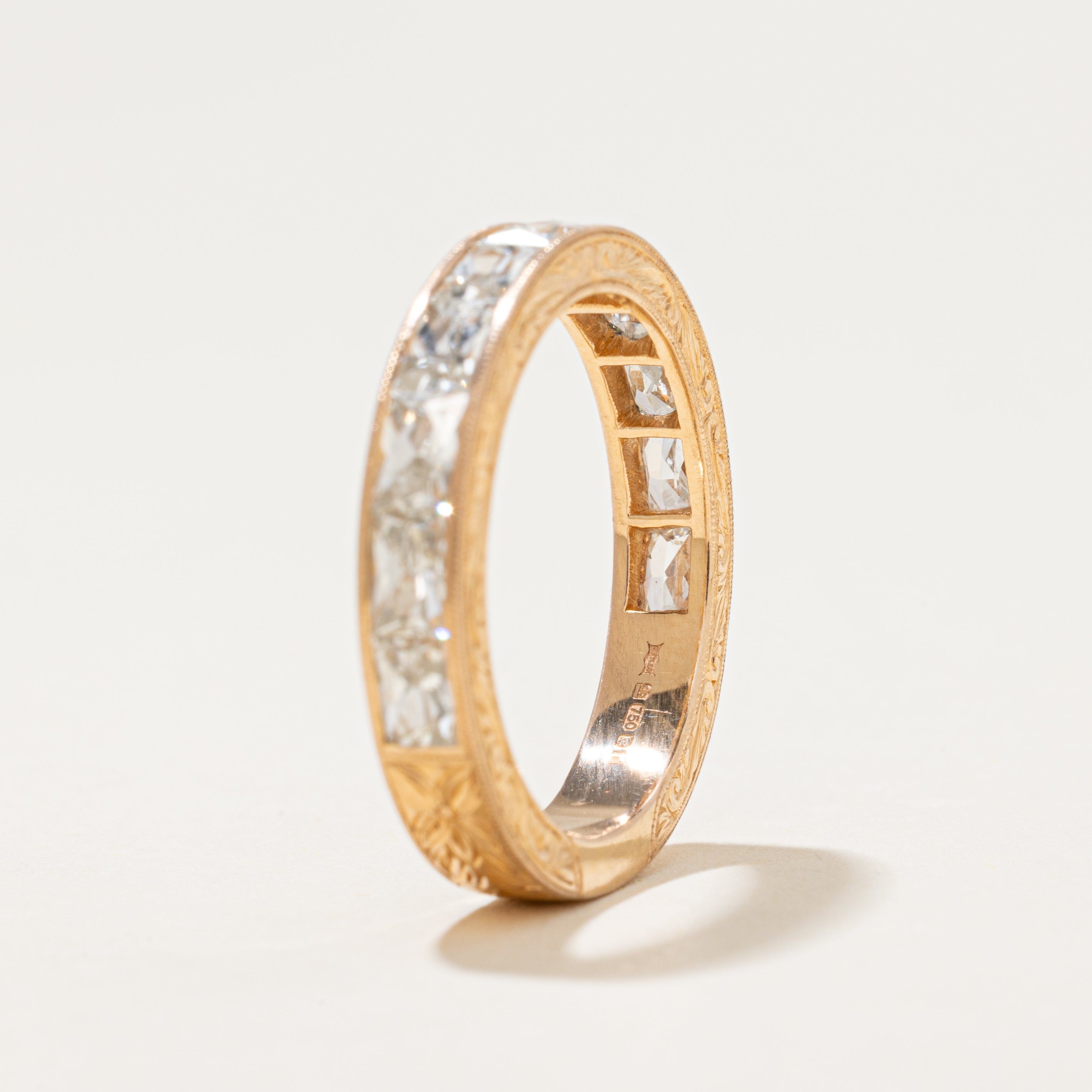 2016 London 18K Semi Eternity Diamond Band | 1.50ctw | SZ 7