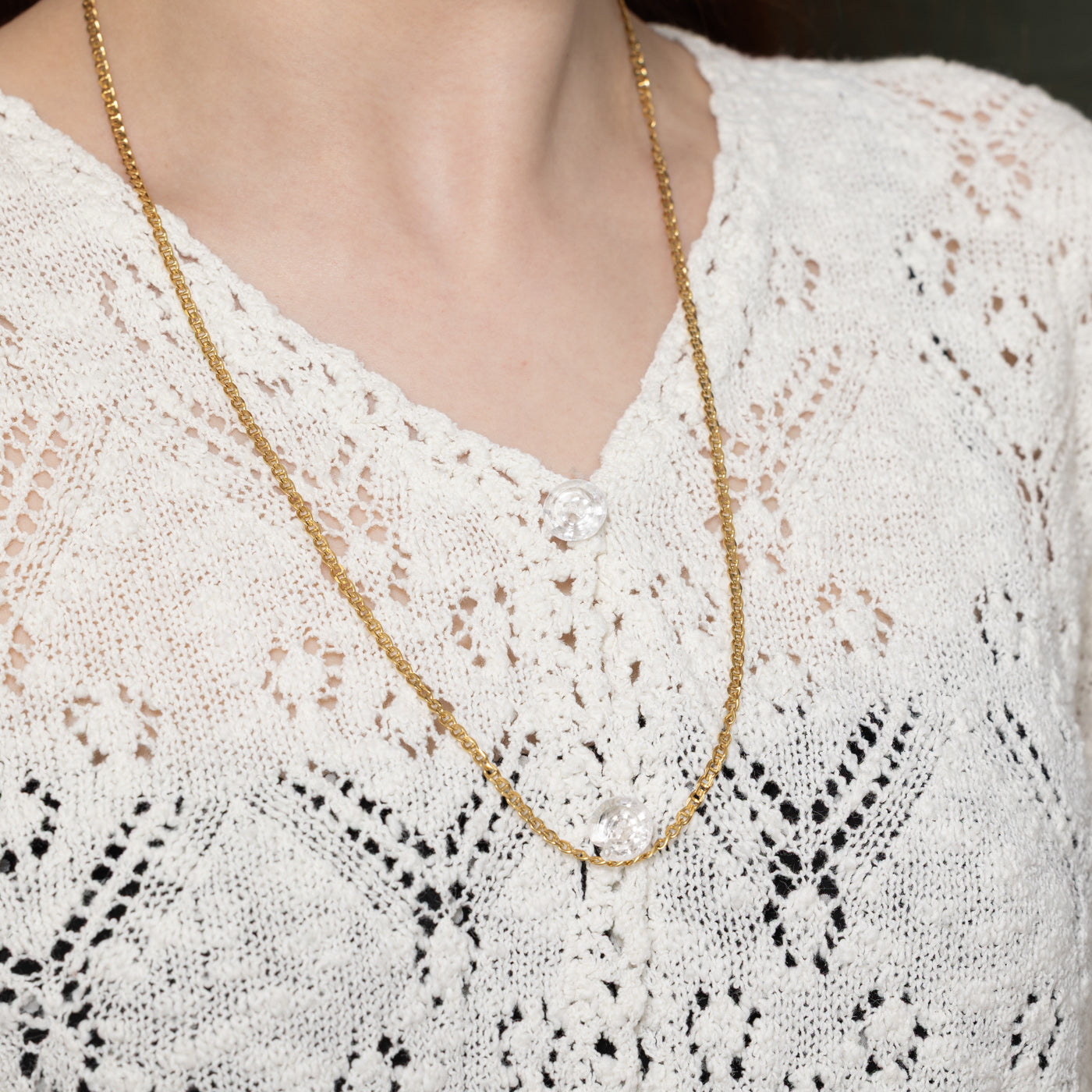 18K Rich Yellow Gold Anchor Chain | 25.5"