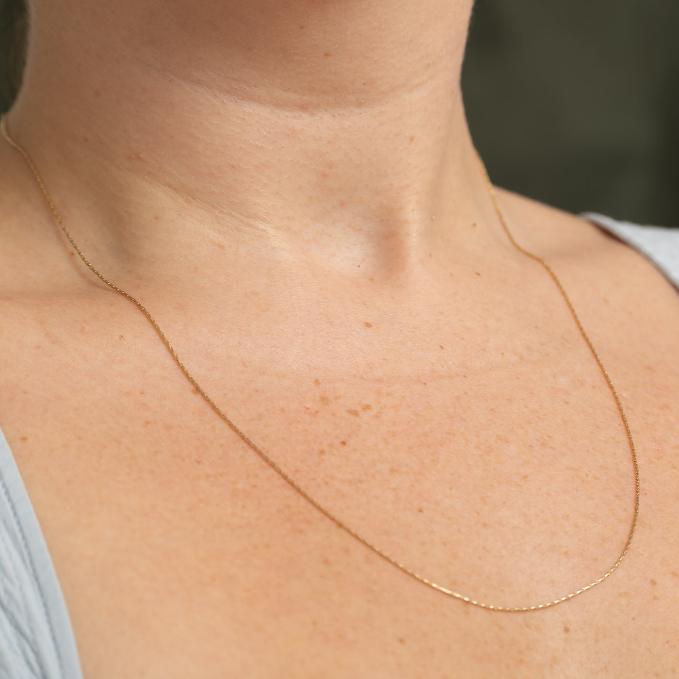Canadian 10k Yellow Gold Barleycorn Chain | 23"