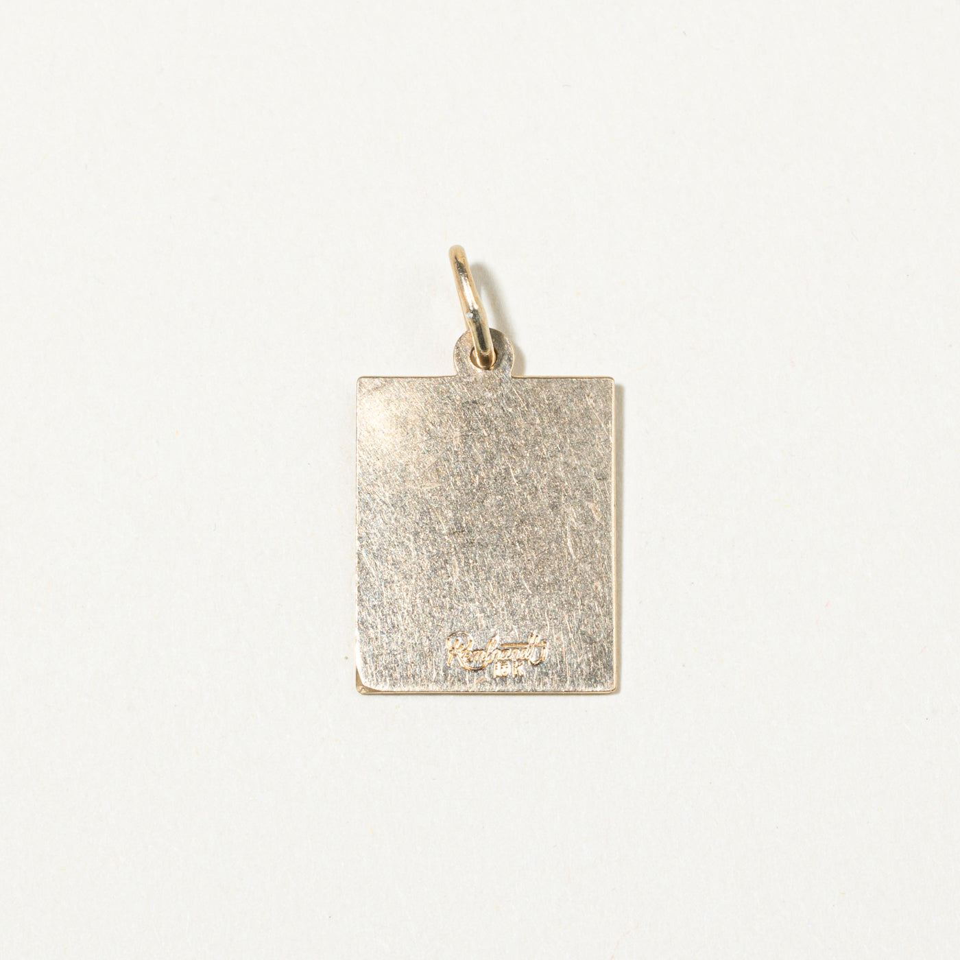 10k Yellow Gold Bingo Game Board Charm