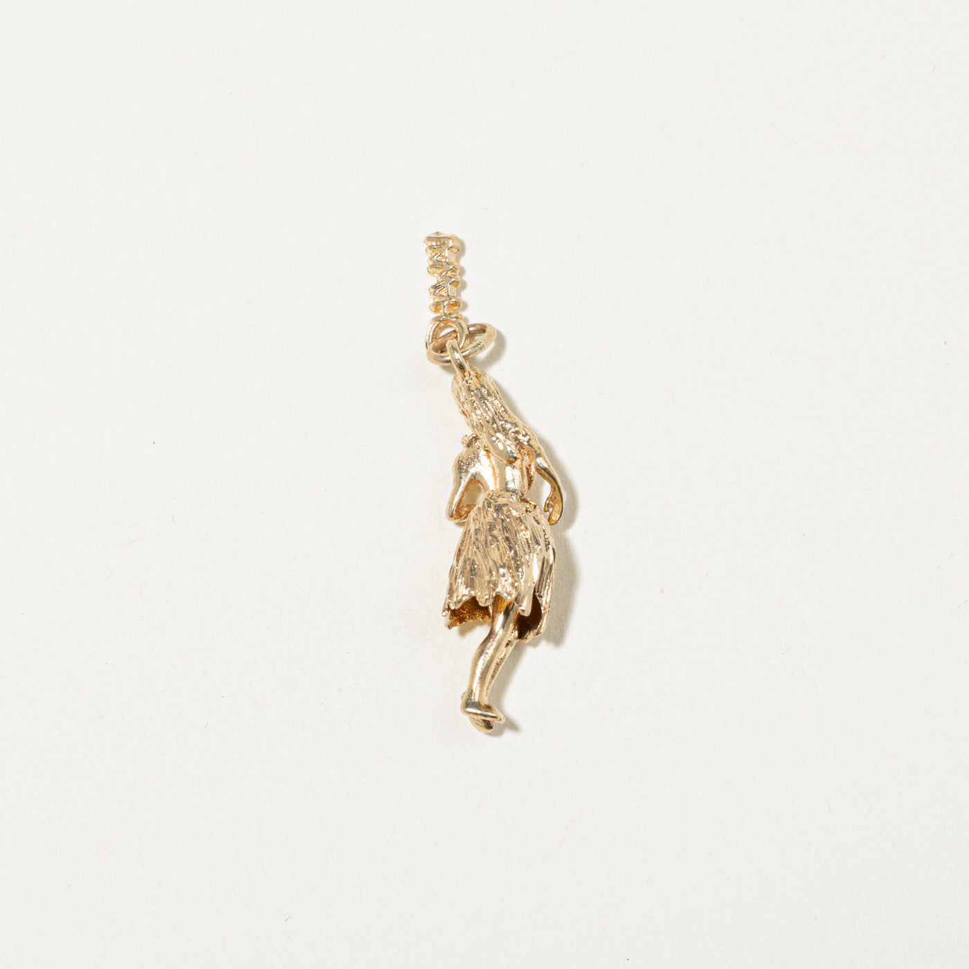 12k Yellow Gold Hula Dancer Charm