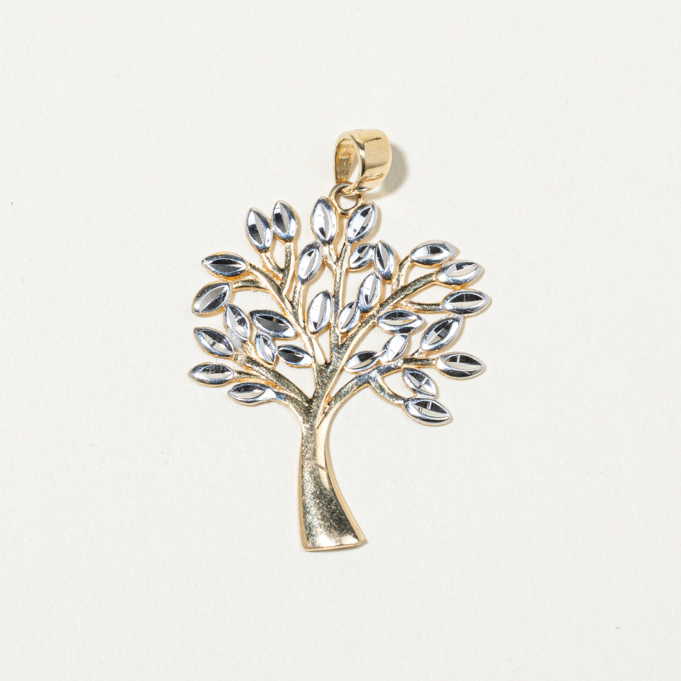 14k Yellow Gold Tree of Life Pendant