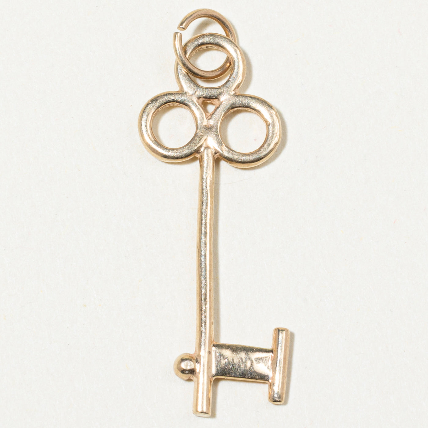 14k Yellow Gold Key Charm