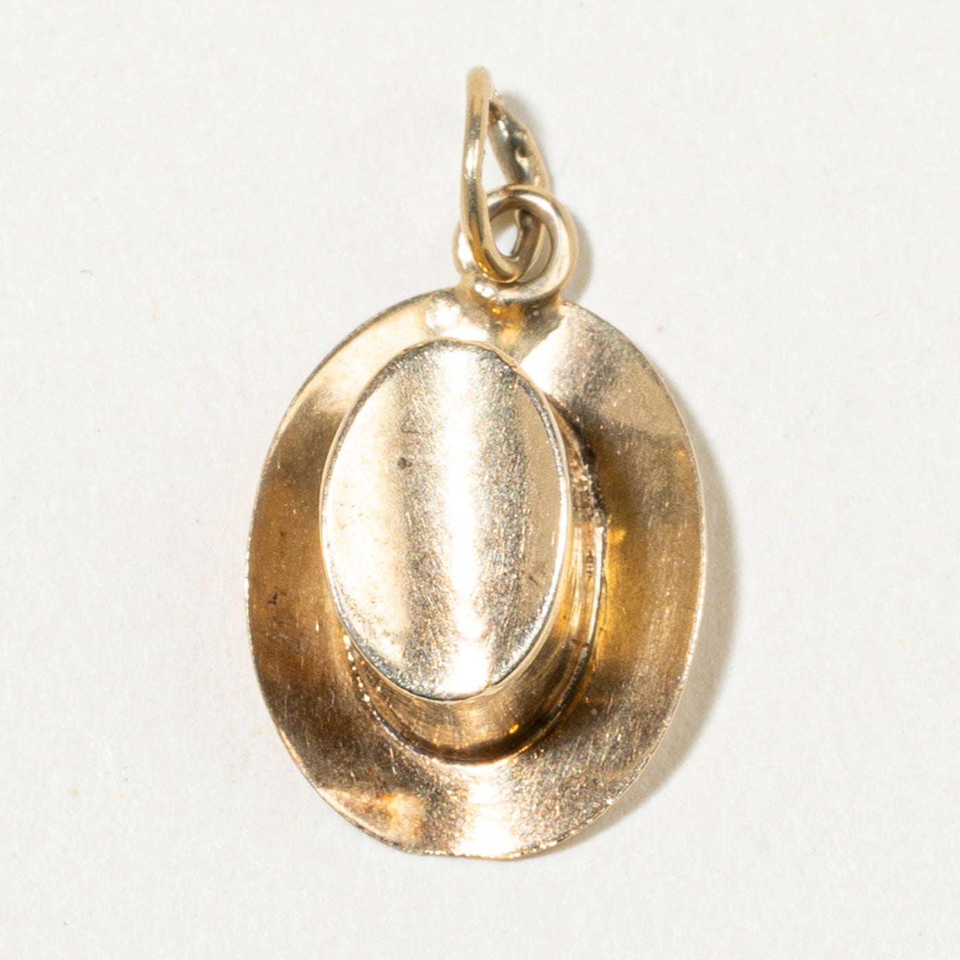 14k Yellow Gold Top Hat Charm