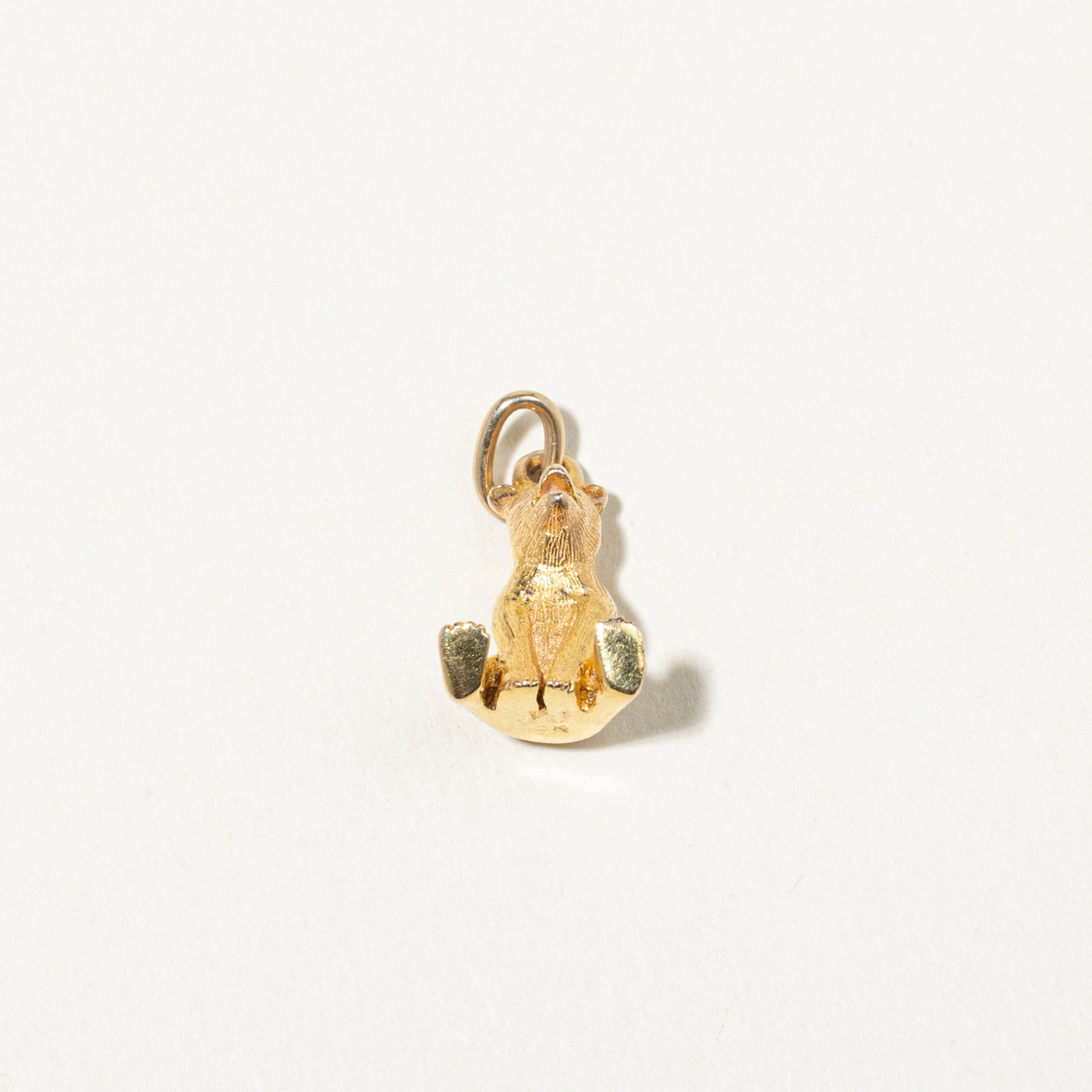 12k Yellow Gold Bear Charm