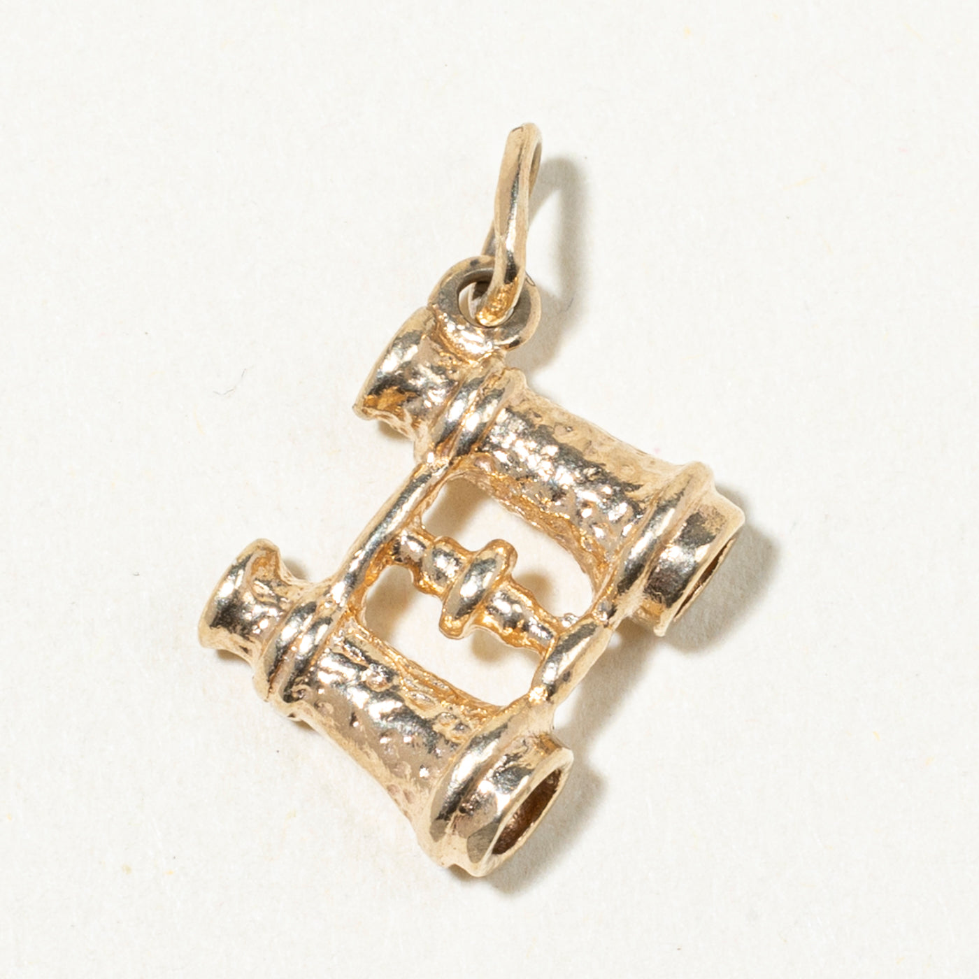 10k Yellow Gold Binoculars Charm