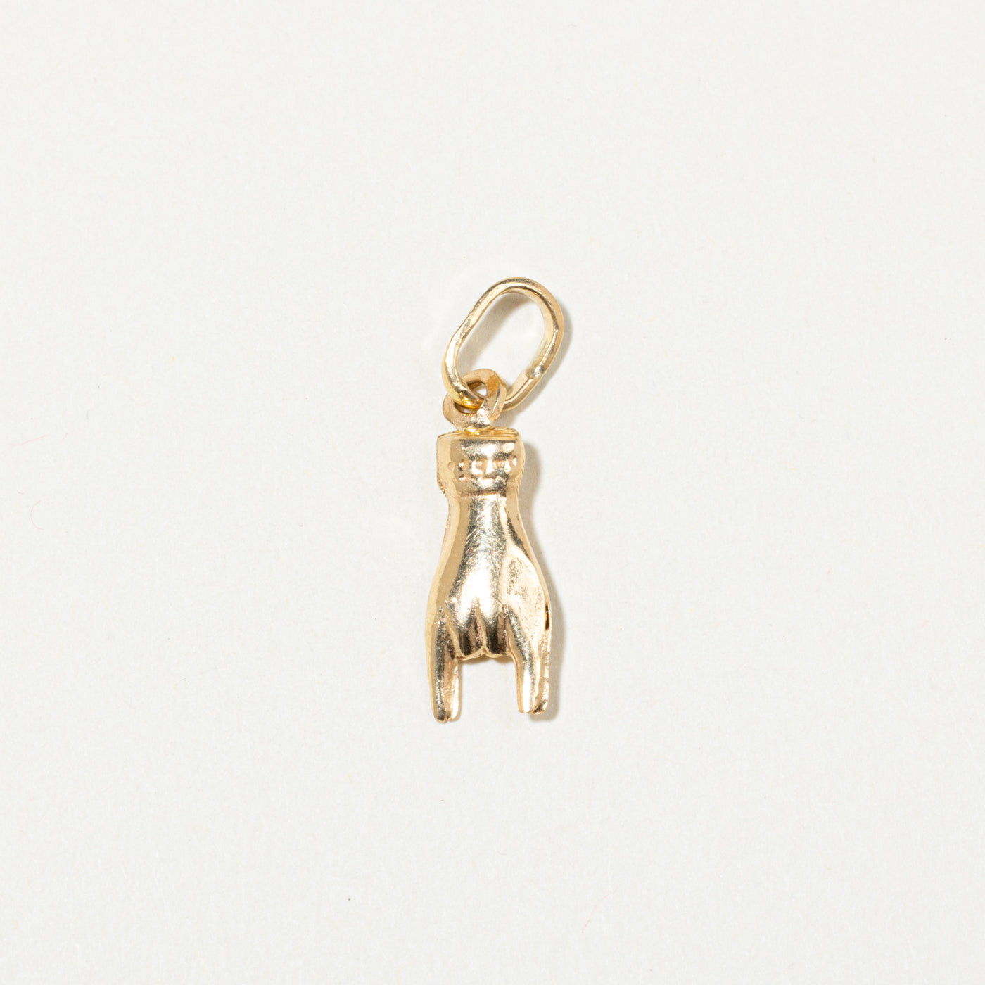 18k Yellow Gold Rock On Charm