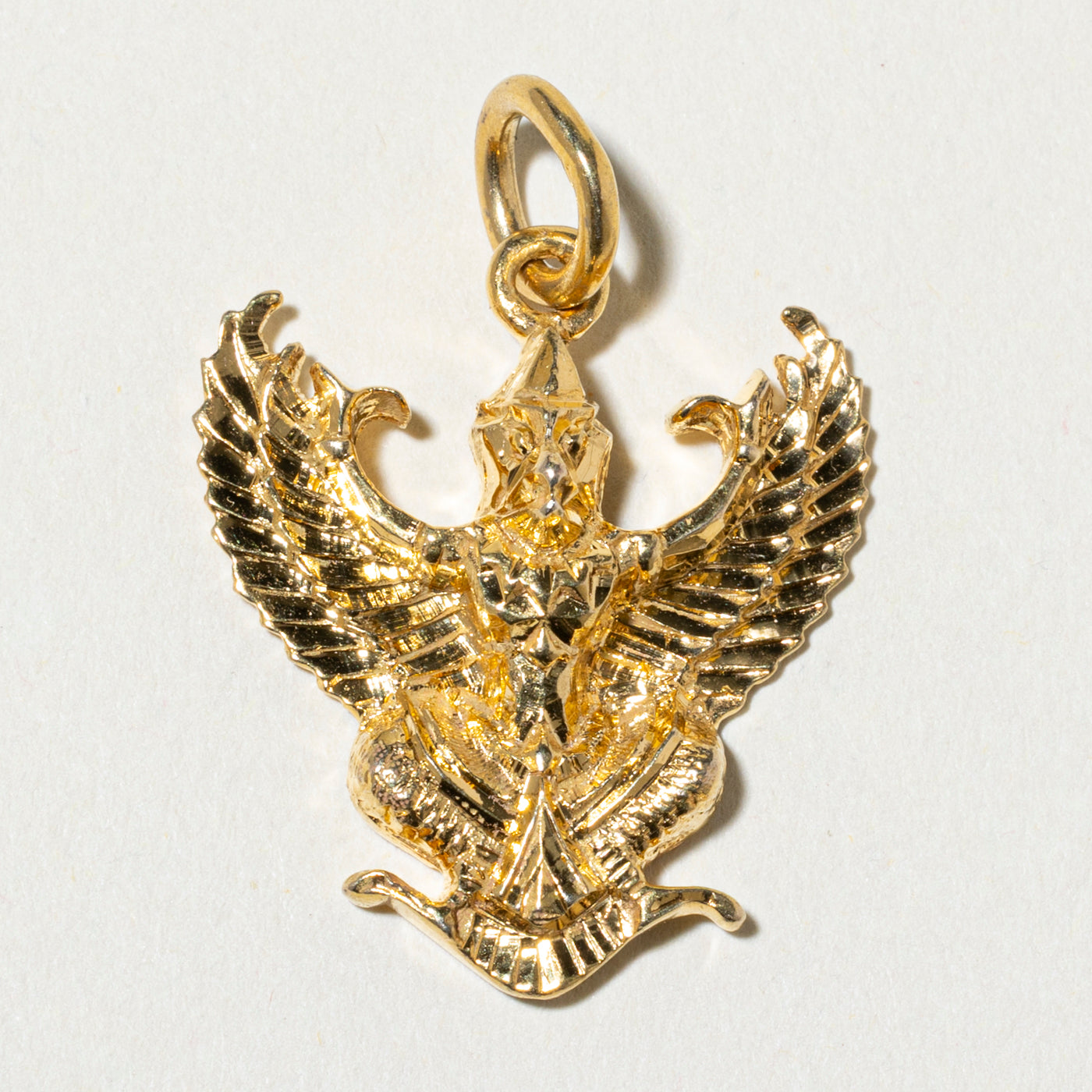 14k Yellow Gold Garuda Charm