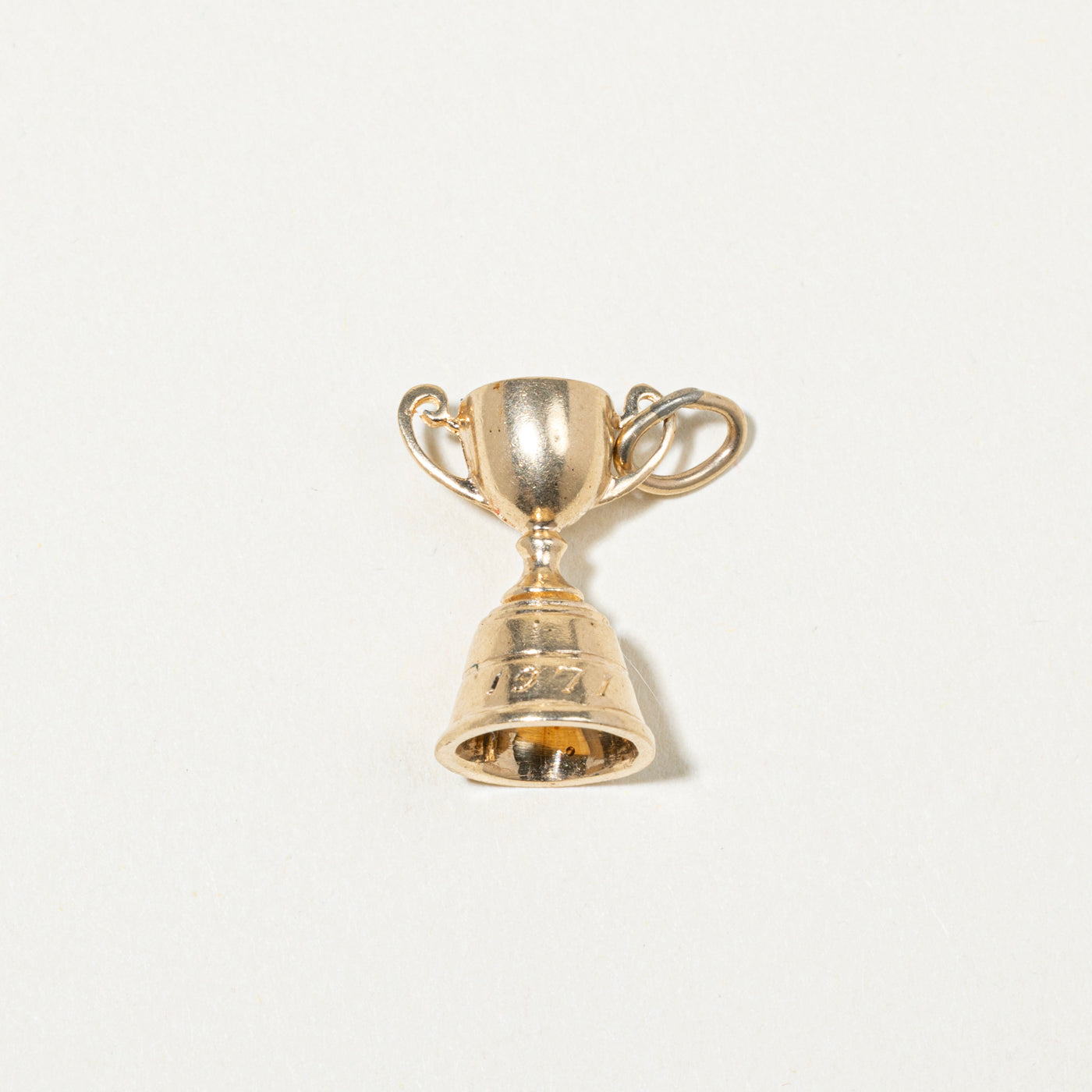 14k Yellow Gold Trophy Charm