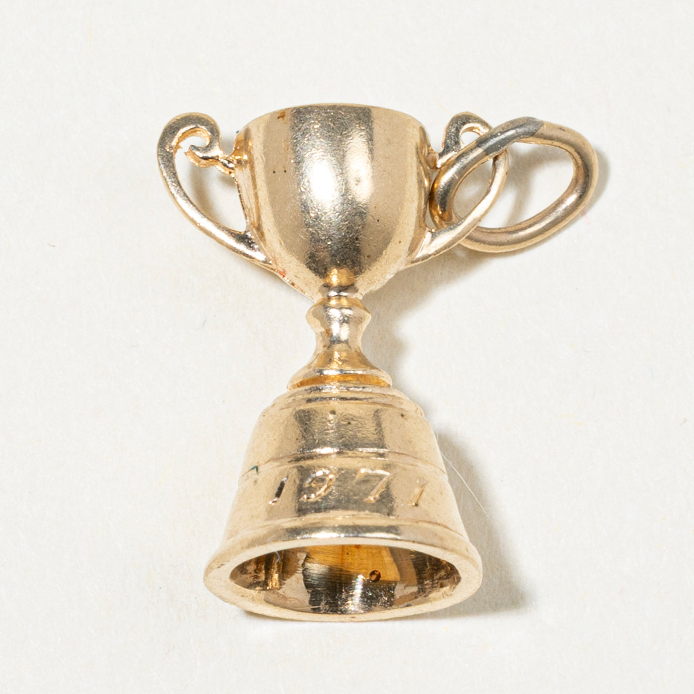 14k Yellow Gold Trophy Charm