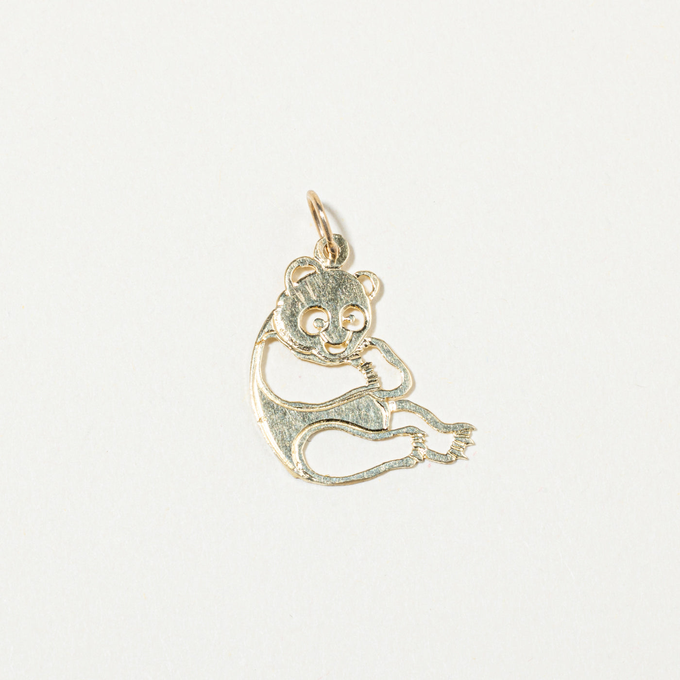 14k Yellow Gold Panda Charm