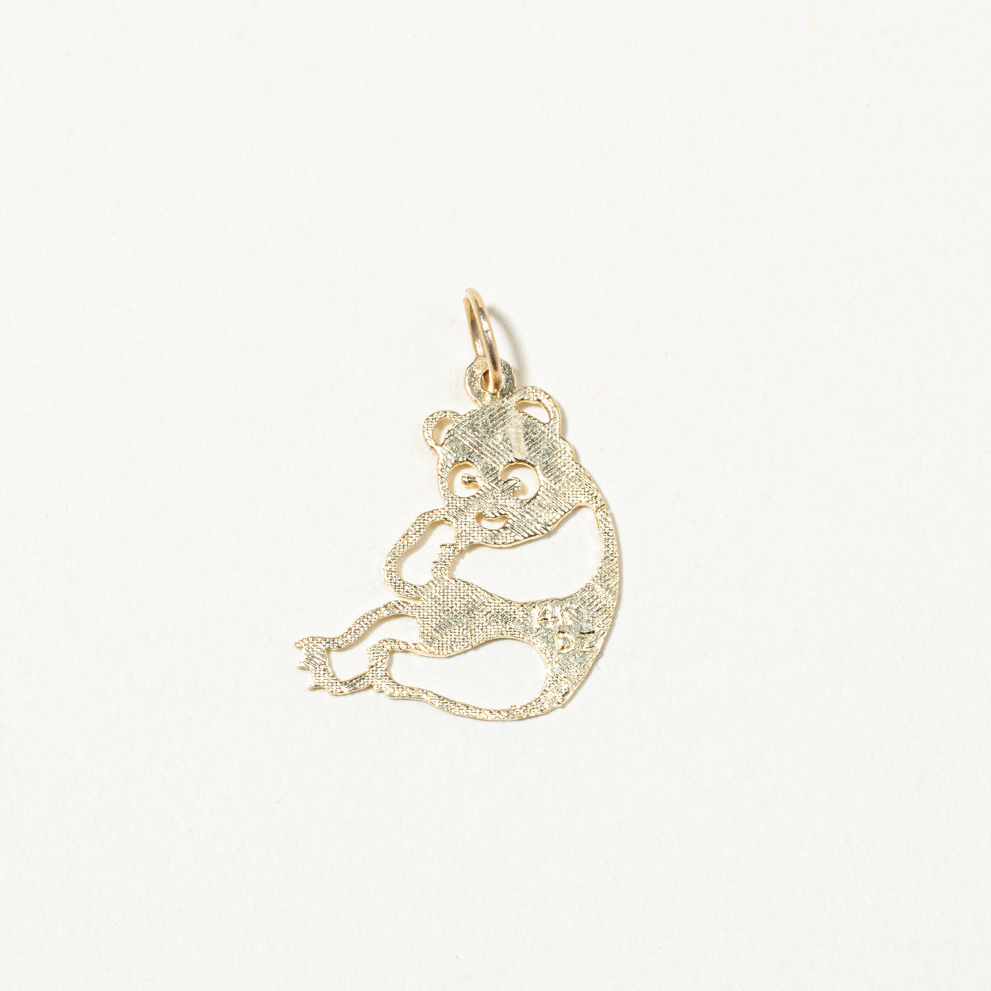 14k Yellow Gold Panda Charm