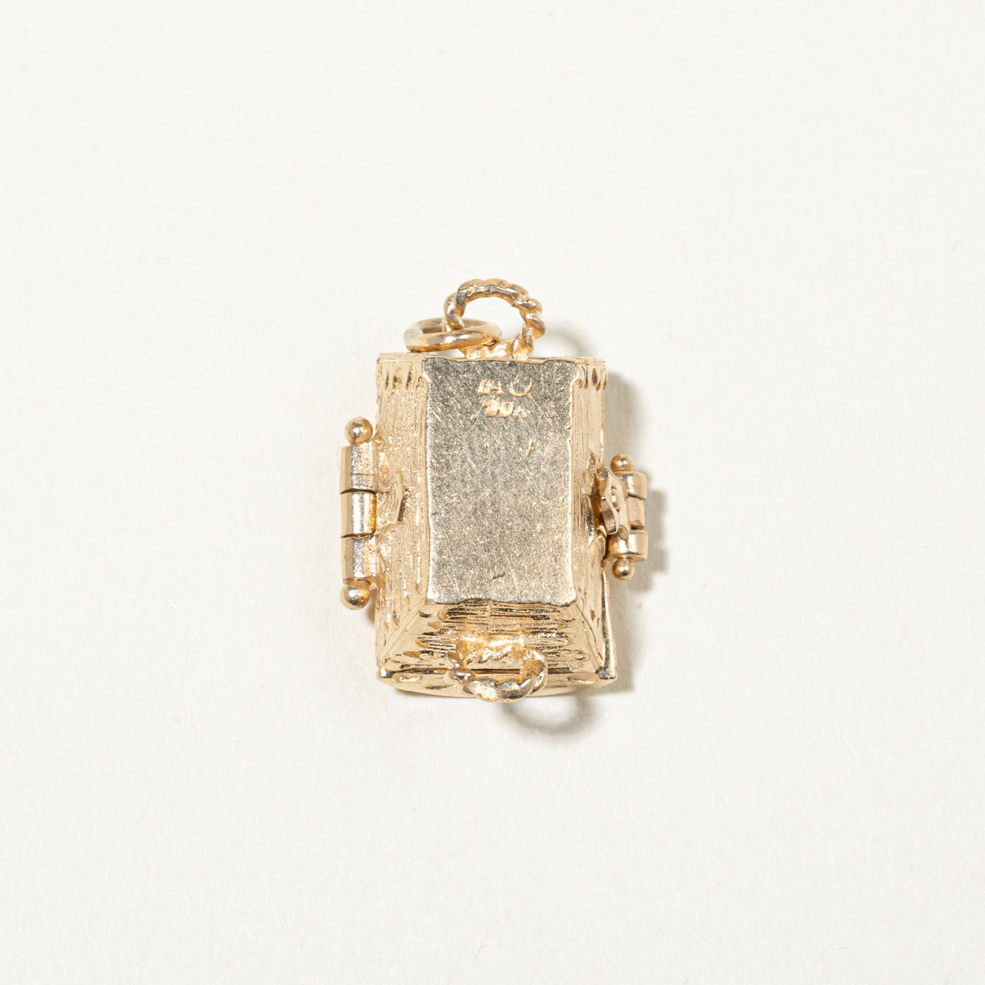 10k Yellow Gold Treasure Chest Charm