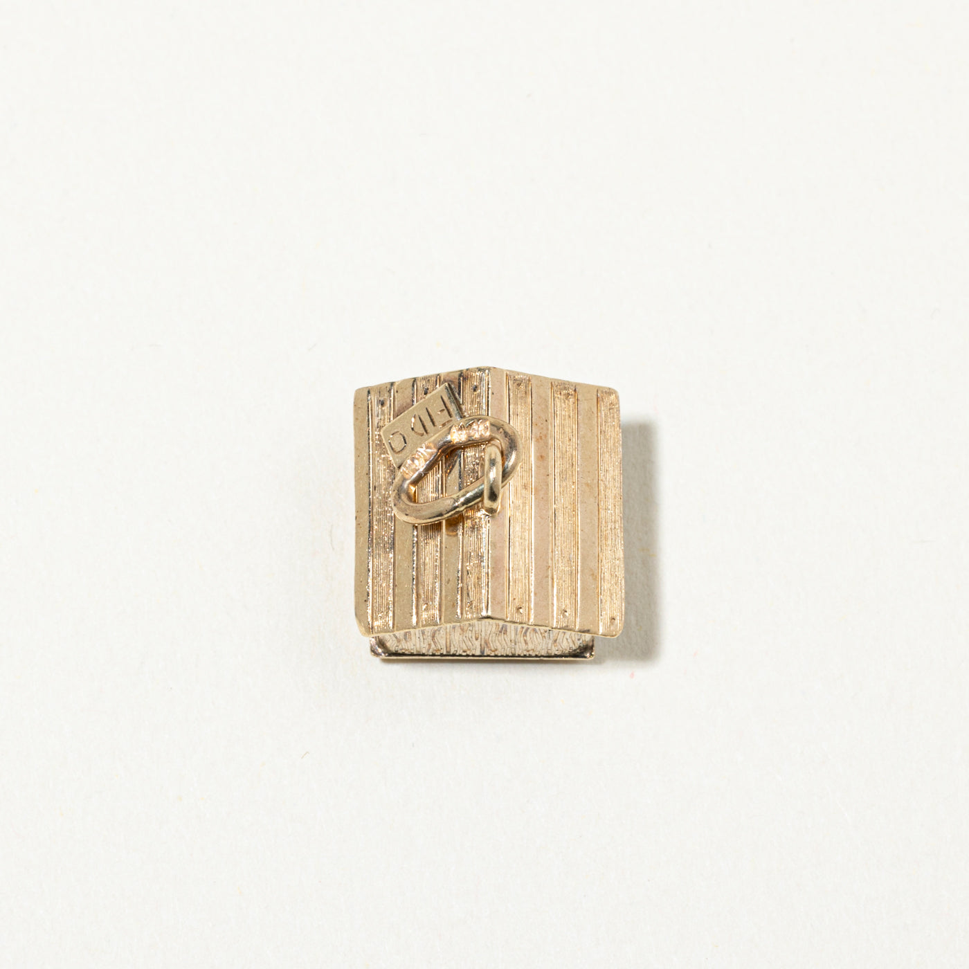 10k Yellow Gold "Fido" Dog House Charm