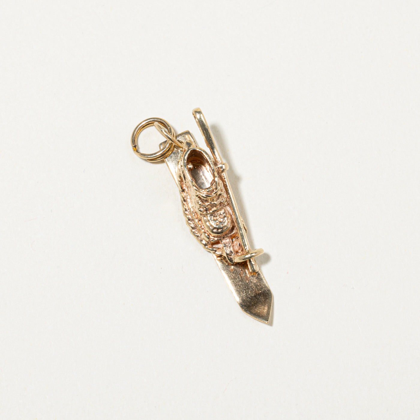 10k Yellow Gold Ski Charm