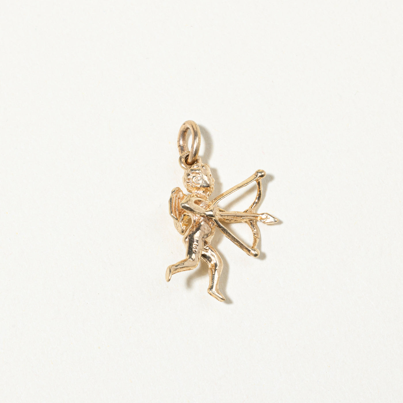 10k Yellow Gold Cupid Charm