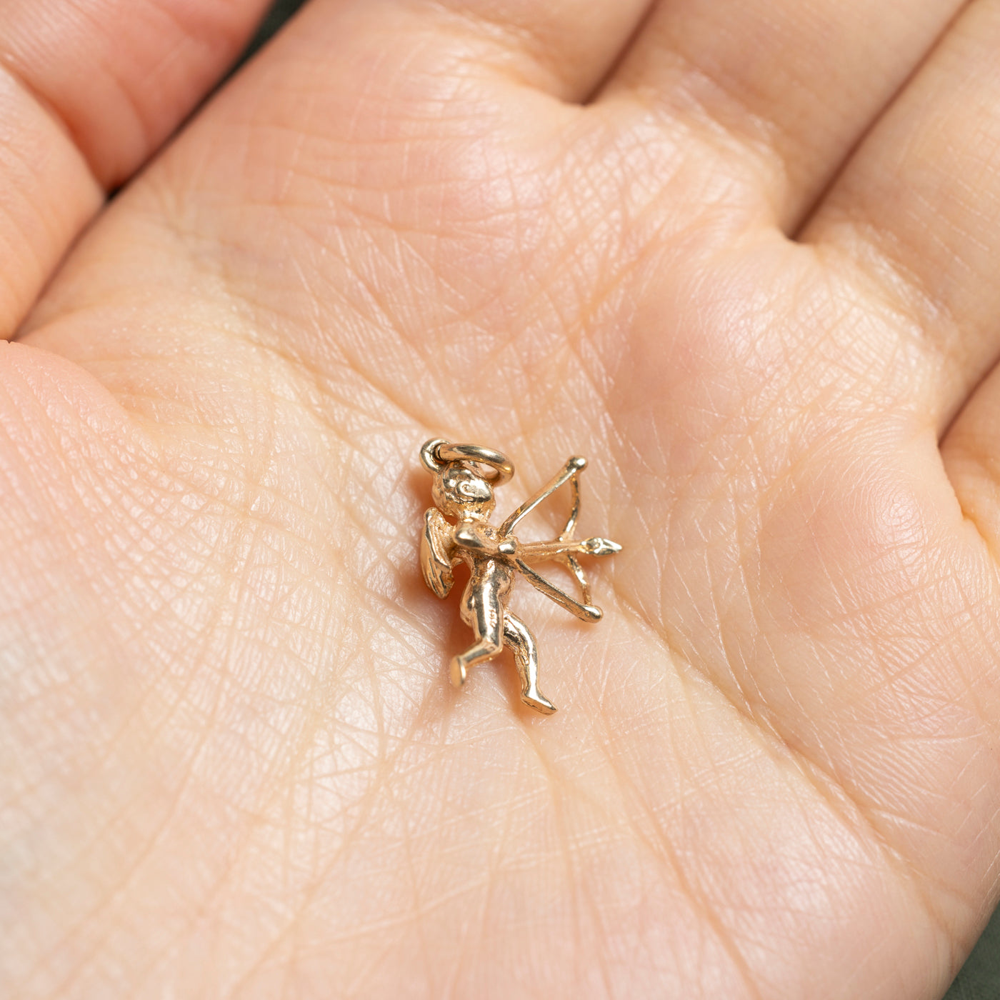 10k Yellow Gold Cupid Charm